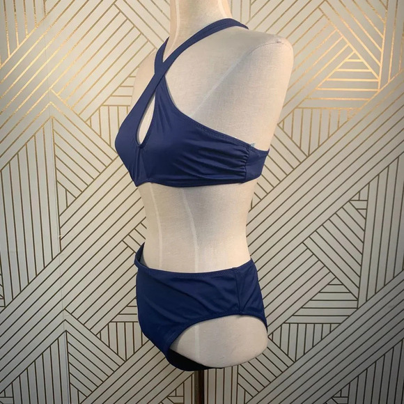 Solid‎ & Striped The Marissa Two-Piece Bikini Blue - Picture 5 of 10